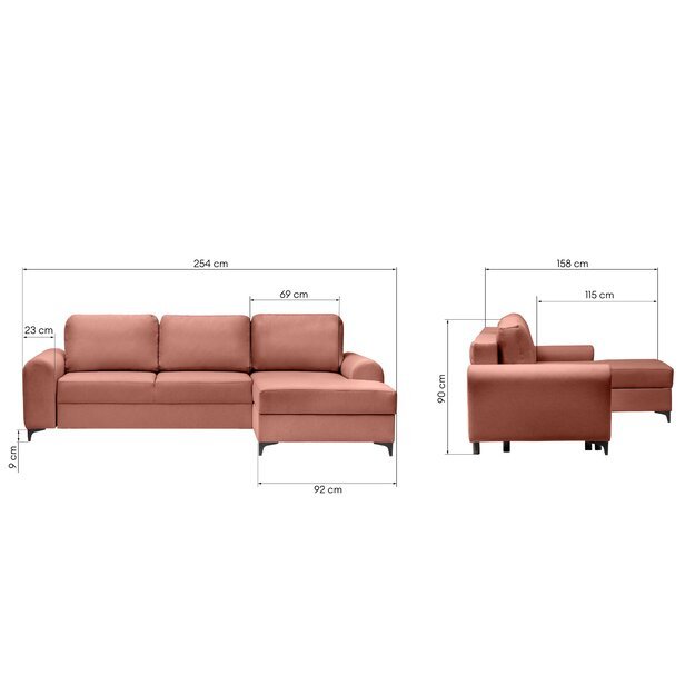 MARULA | kampinė sofa