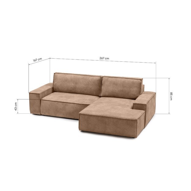 HASTANA | kampinė sofa