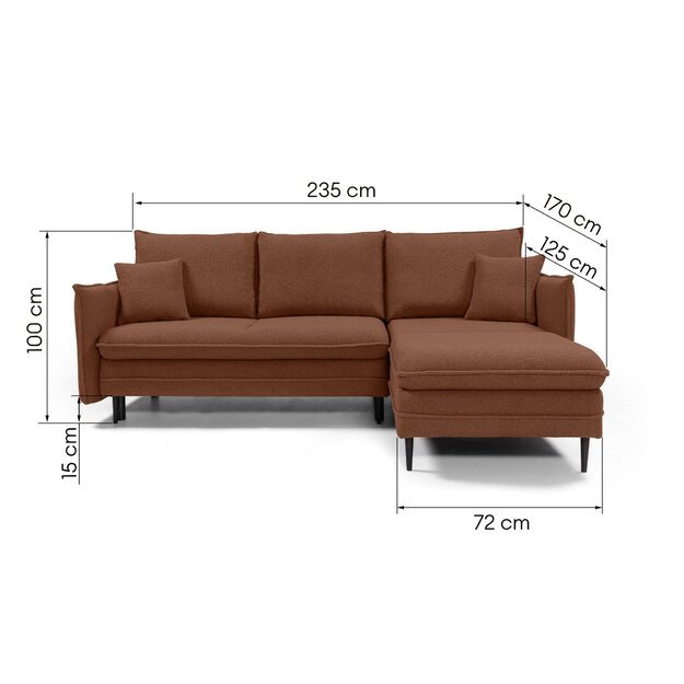 NATA | kampinė sofa