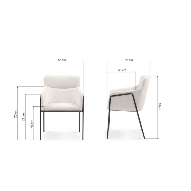SCANDIC | valgomojo kėdė