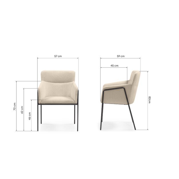 SCANDIC | valgomojo kėdė
