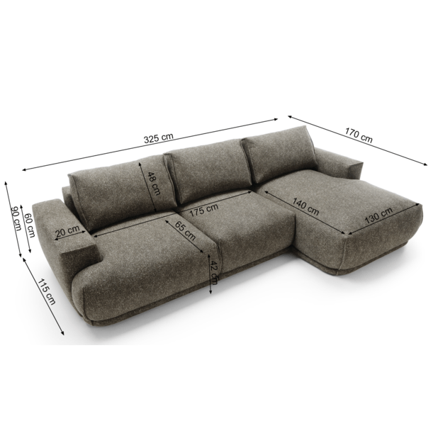 TREVIA | kampinė sofa