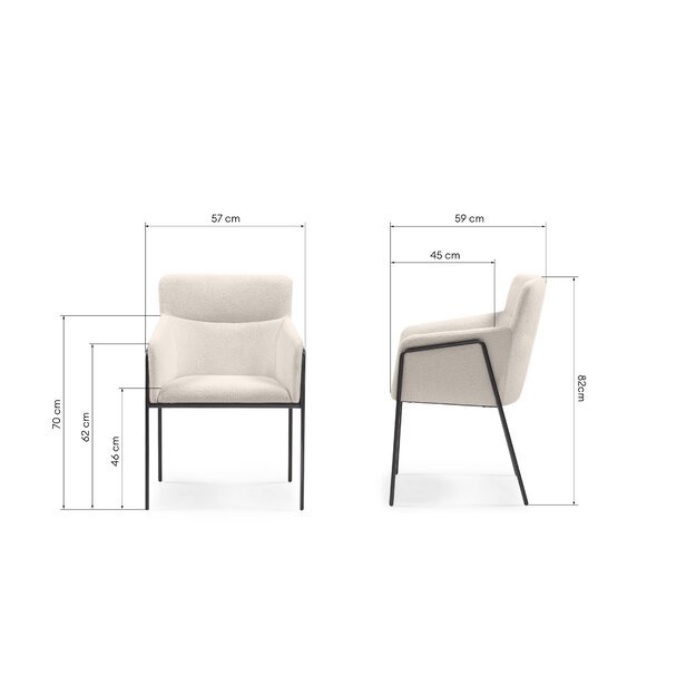 SCANDIC | valgomojo kėdė