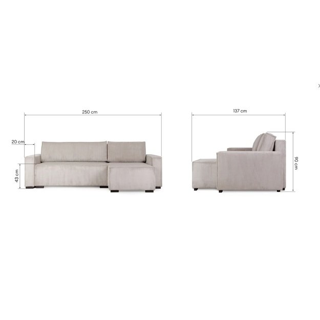 TIKA | kampinė sofa