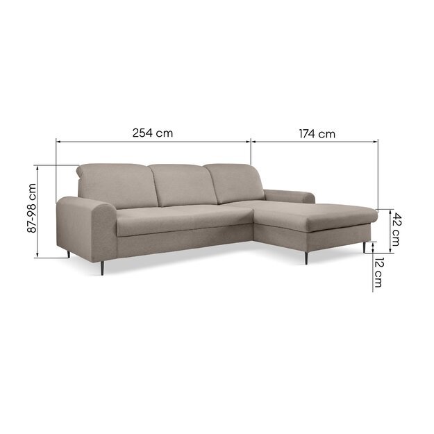 TALEDA | kampinė sofa
