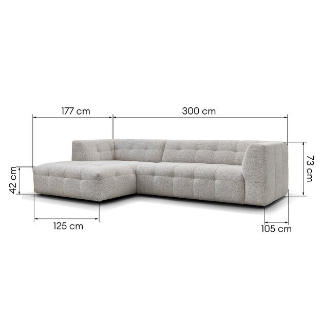BELUNA | kampinė sofa