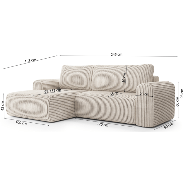 CARVIO | kampinė sofa