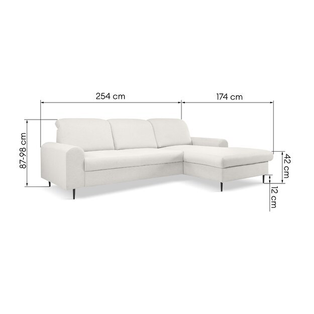 TALEDA | kampinė sofa
