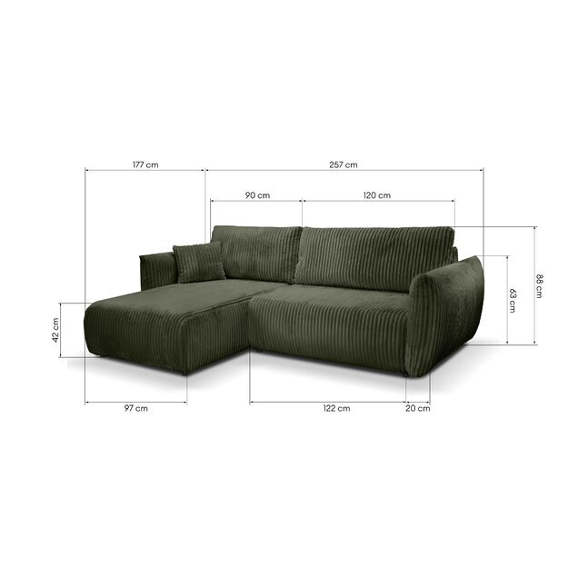 ELORA | kampinė sofa