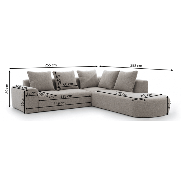 MARTINO | kampinė sofa