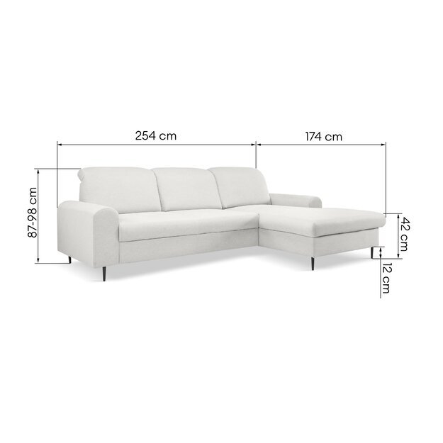 TALEDA | kampinė sofa