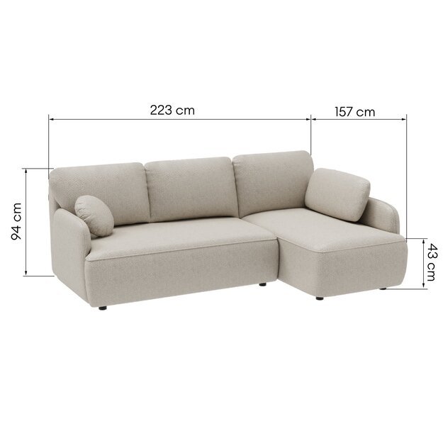 DAMIAN | kampinė sofa 2