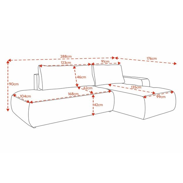 MANZANA | kampinė sofa