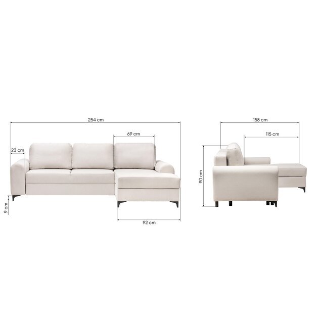 MARULA | kampinė sofa
