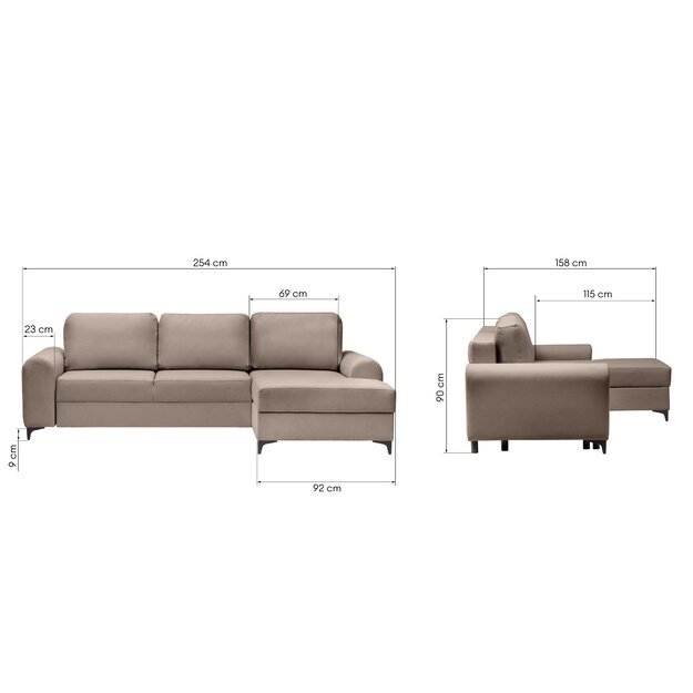 MARULA | kampinė sofa