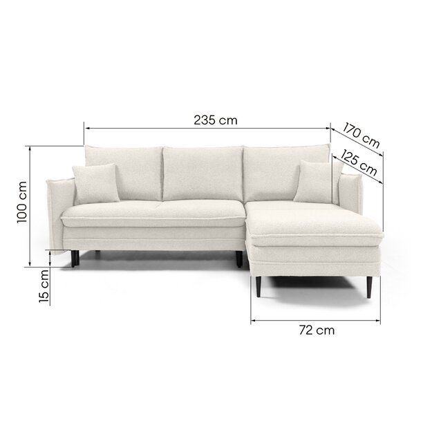 NATA | kampinė sofa